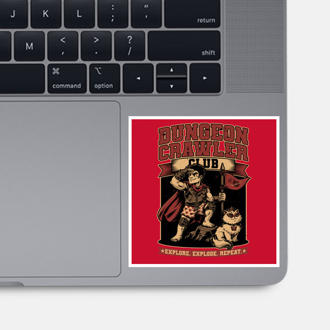 Dungeon Crawler Club-None-Glossy-Sticker-Studio Mootant