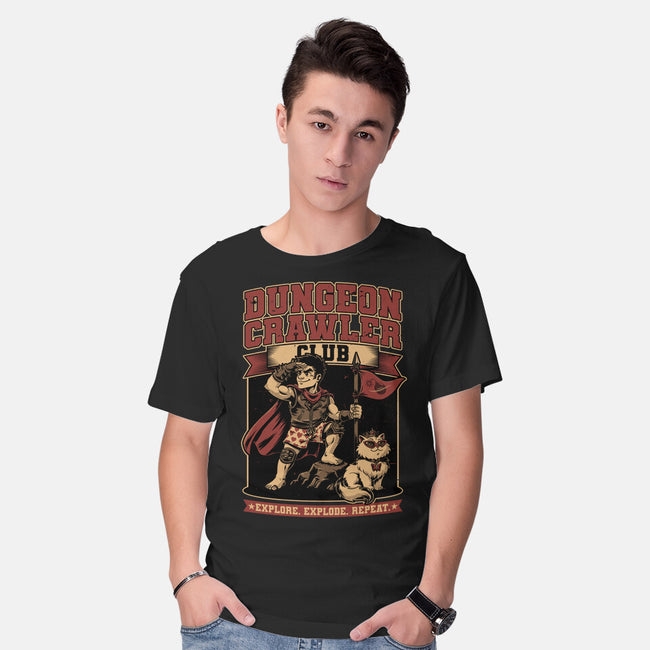 Dungeon Crawler Club-Mens-Basic-Tee-Studio Mootant