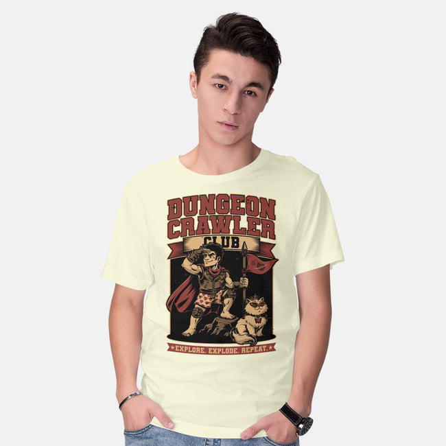 Dungeon Crawler Club-Mens-Basic-Tee-Studio Mootant