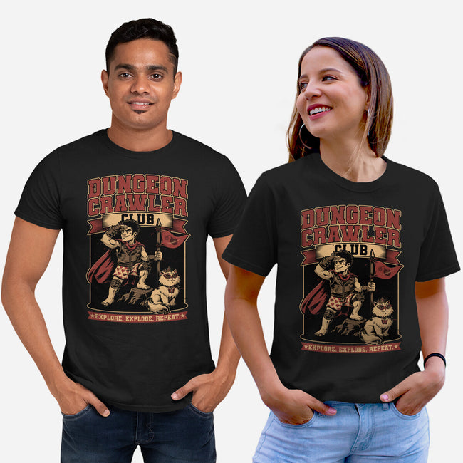 Dungeon Crawler Club-Unisex-Basic-Tee-Studio Mootant