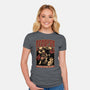 Dungeon Crawler Club-Womens-Fitted-Tee-Studio Mootant