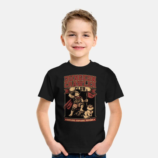 Dungeon Crawler Club-Youth-Basic-Tee-Studio Mootant