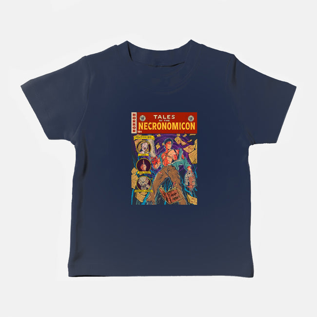 Tales Of The Necronomicon-Baby-Basic-Tee-Green Devil