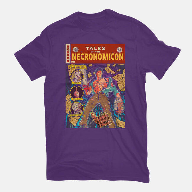 Tales Of The Necronomicon-Mens-Basic-Tee-Green Devil