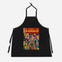Tales Of The Necronomicon-Unisex-Kitchen-Apron-Green Devil