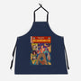 Tales Of The Necronomicon-Unisex-Kitchen-Apron-Green Devil