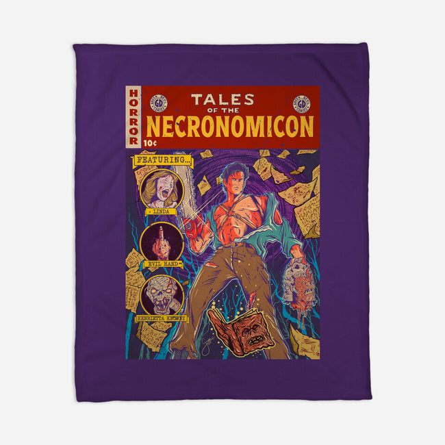 Tales Of The Necronomicon-None-Fleece-Blanket-Green Devil