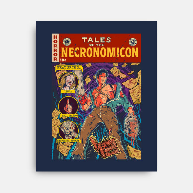 Tales Of The Necronomicon-None-Stretched-Canvas-Green Devil