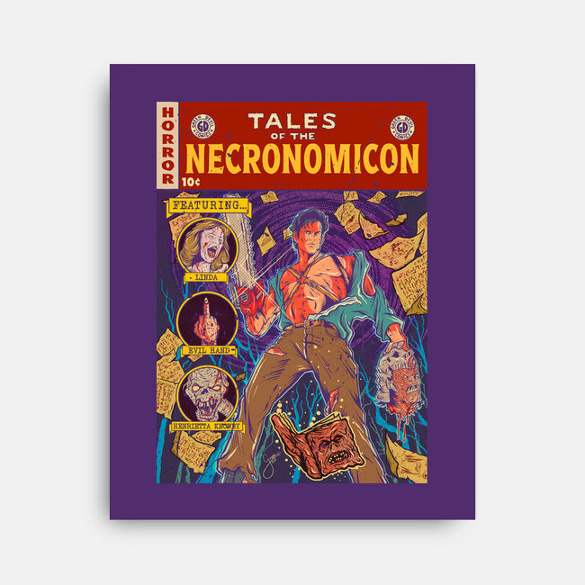 Tales Of The Necronomicon-None-Stretched-Canvas-Green Devil