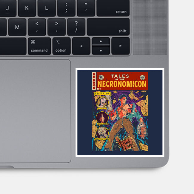 Tales Of The Necronomicon-None-Glossy-Sticker-Green Devil