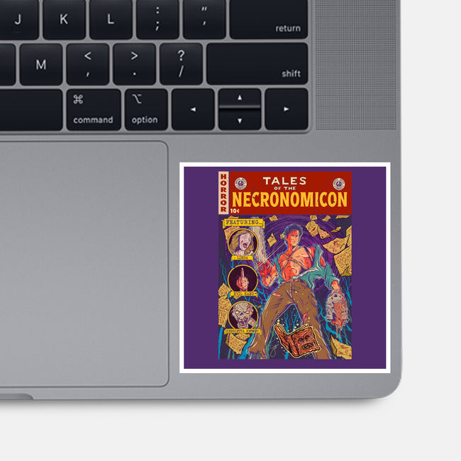 Tales Of The Necronomicon-None-Glossy-Sticker-Green Devil