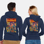 Tales Of The Necronomicon-Unisex-Zip-Up-Sweatshirt-Green Devil