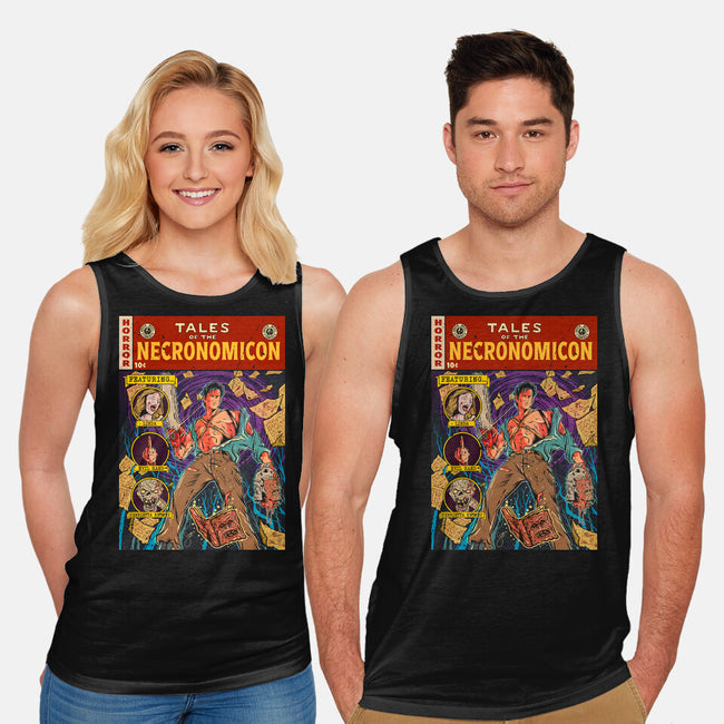 Tales Of The Necronomicon-Unisex-Basic-Tank-Green Devil