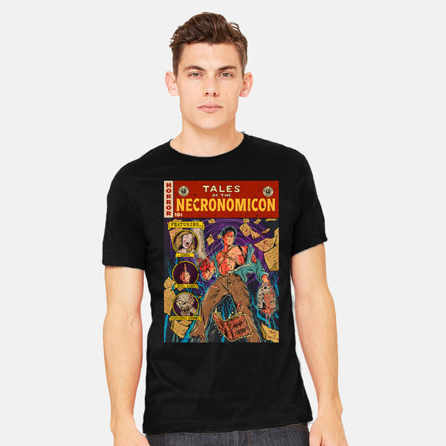 Tales Of The Necronomicon-Mens-Heavyweight-Tee-Green Devil