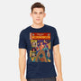 Tales Of The Necronomicon-Mens-Heavyweight-Tee-Green Devil