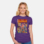 Tales Of The Necronomicon-Womens-Fitted-Tee-Green Devil