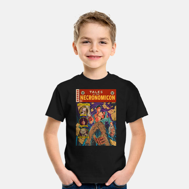 Tales Of The Necronomicon-Youth-Basic-Tee-Green Devil