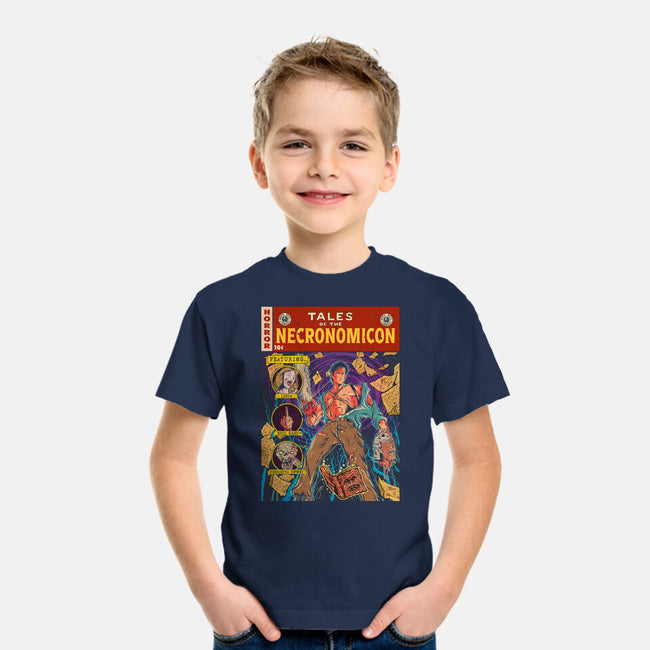 Tales Of The Necronomicon-Youth-Basic-Tee-Green Devil