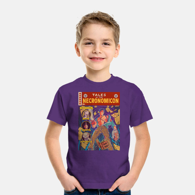 Tales Of The Necronomicon-Youth-Basic-Tee-Green Devil