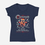 Demonade Cocktail-Womens-V-Neck-Tee-NemiMakeit