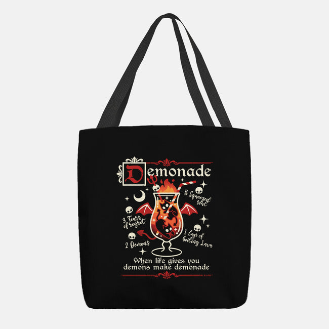 Demonade Cocktail-None-Basic Tote-Bag-NemiMakeit