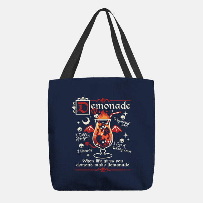 Demonade Cocktail-None-Basic Tote-Bag-NemiMakeit
