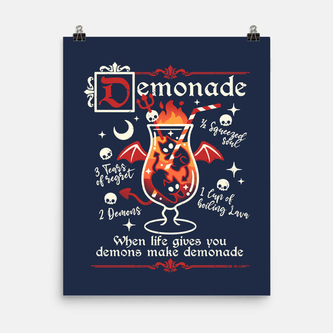 Demonade Cocktail-None-Matte-Poster-NemiMakeit
