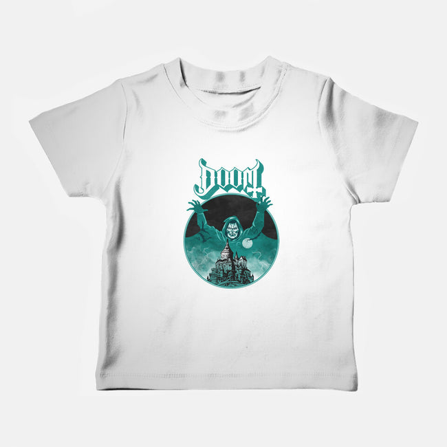 Latveria Castle-Baby-Basic-Tee-joerawks