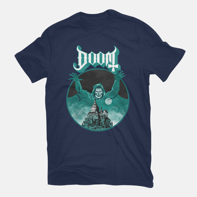 Latveria Castle-Womens-Fitted-Tee-joerawks
