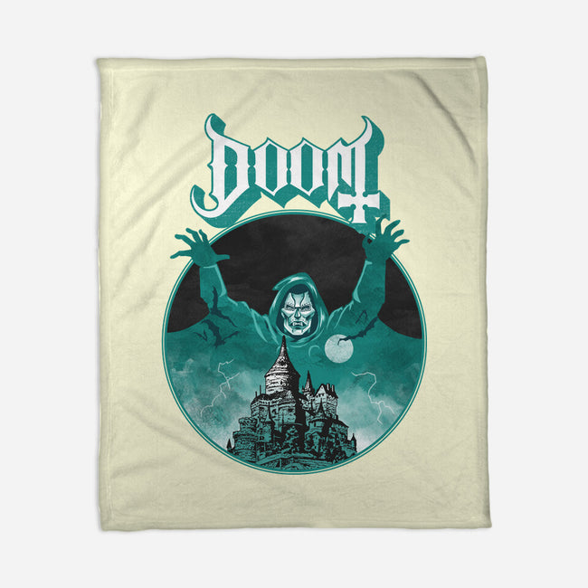 Latveria Castle-None-Fleece-Blanket-joerawks