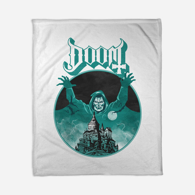 Latveria Castle-None-Fleece-Blanket-joerawks