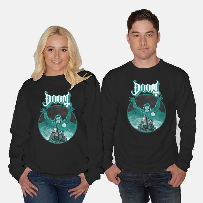 Latveria Castle-Unisex-Crew Neck-Sweatshirt-joerawks