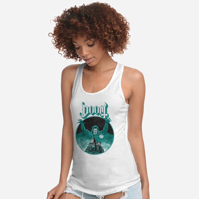 Latveria Castle-Womens-Racerback-Tank-joerawks