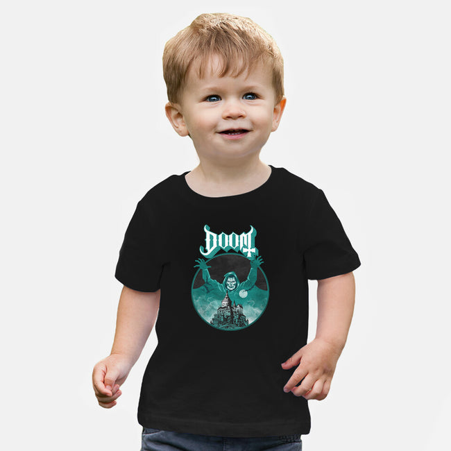 Latveria Castle-Baby-Basic-Tee-joerawks