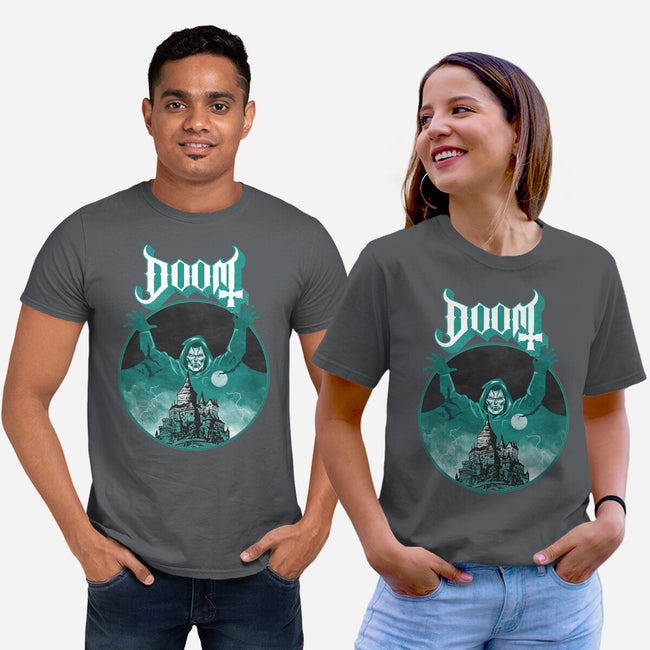 Latveria Castle-Unisex-Basic-Tee-joerawks