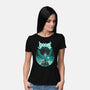 Latveria Castle-Womens-Basic-Tee-joerawks