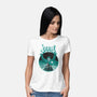 Latveria Castle-Womens-Basic-Tee-joerawks