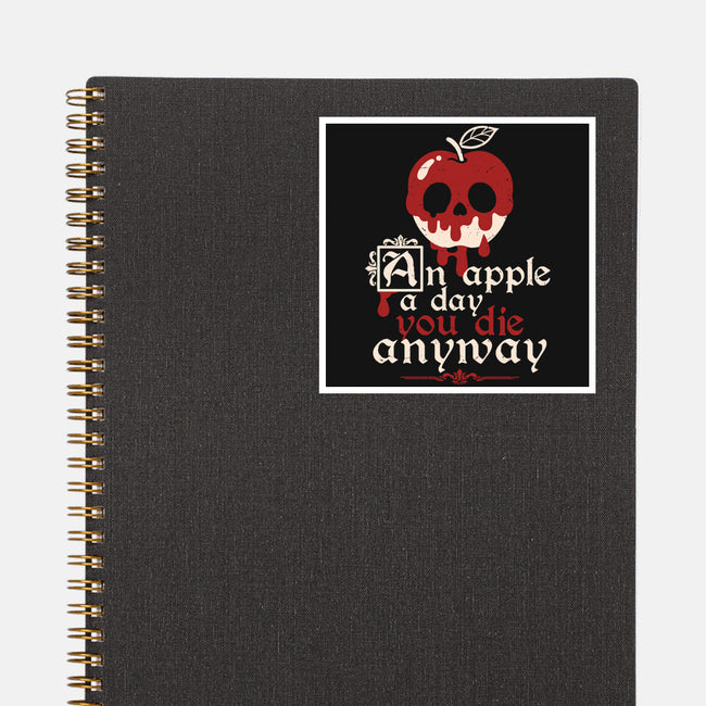 Poisoned Apple A Day-None-Glossy-Sticker-NemiMakeit