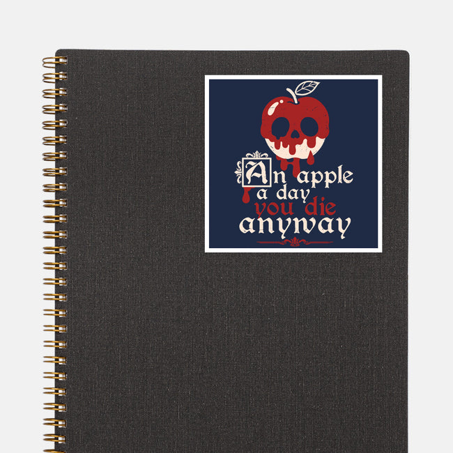 Poisoned Apple A Day-None-Glossy-Sticker-NemiMakeit