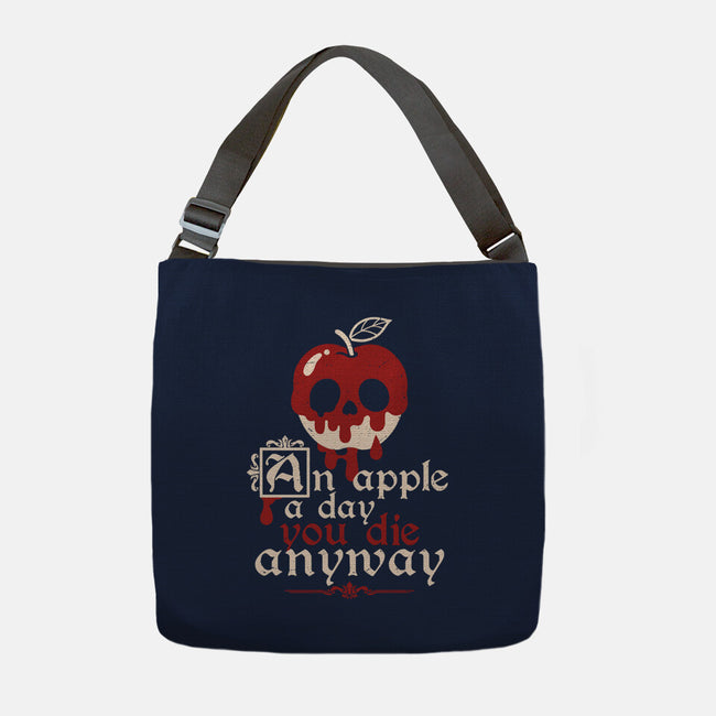 Poisoned Apple A Day-None-Adjustable Tote-Bag-NemiMakeit