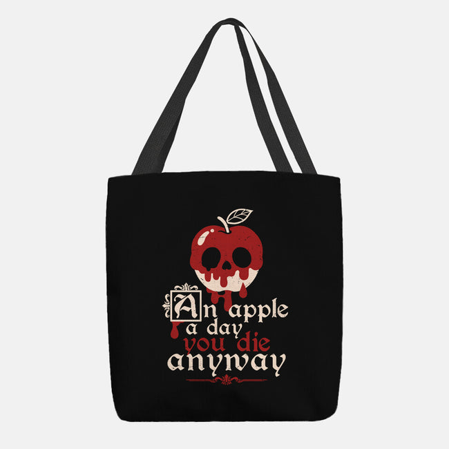 Poisoned Apple A Day-None-Basic Tote-Bag-NemiMakeit