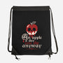 Poisoned Apple A Day-None-Drawstring-Bag-NemiMakeit