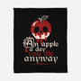 Poisoned Apple A Day-None-Fleece-Blanket-NemiMakeit