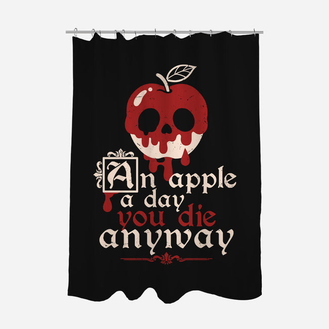Poisoned Apple A Day-None-Polyester-Shower Curtain-NemiMakeit