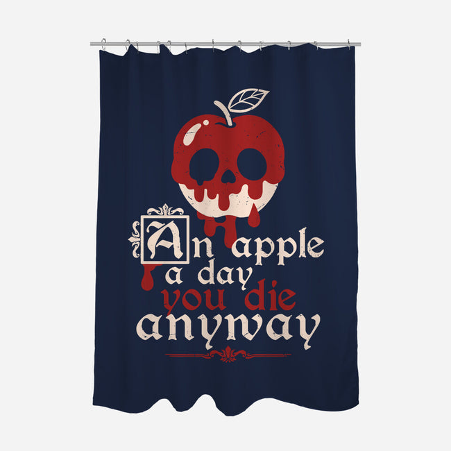 Poisoned Apple A Day-None-Polyester-Shower Curtain-NemiMakeit