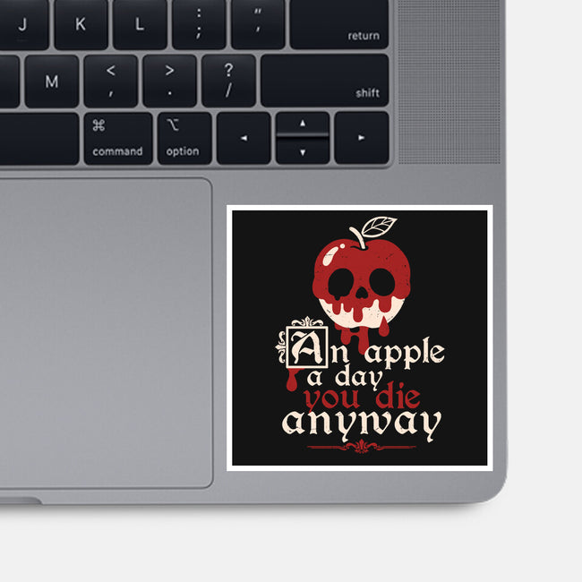 Poisoned Apple A Day-None-Glossy-Sticker-NemiMakeit