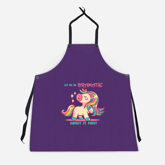 Let Me Be Dramatic About It-Unisex-Kitchen-Apron-TechraNova