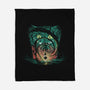 The Cat And The Hat-None-Fleece-Blanket-zascanauta