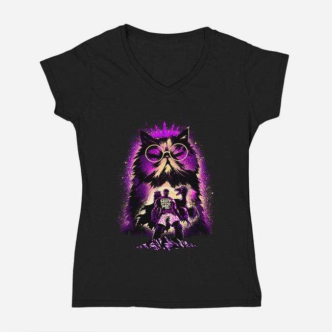 The Queen's Champion-Womens-V-Neck-Tee-hypertwenty