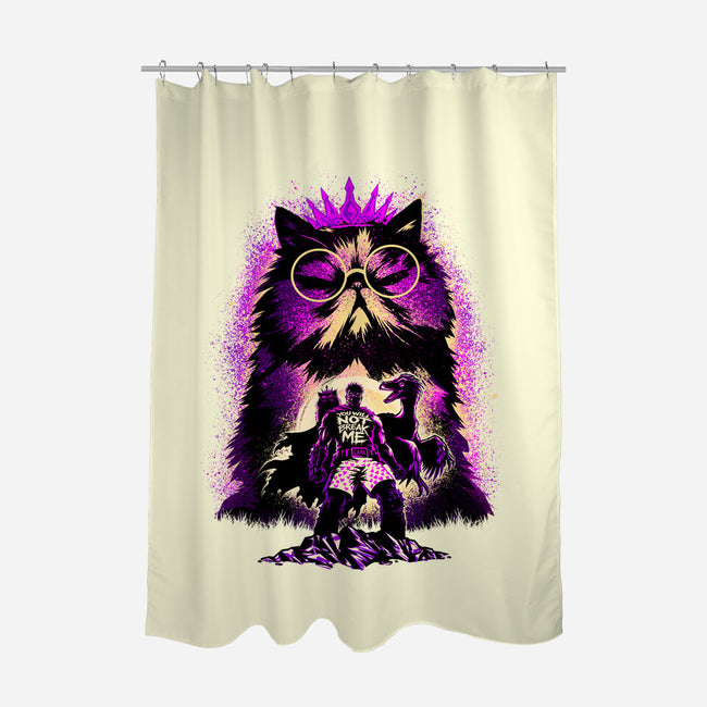 The Queen's Champion-None-Polyester-Shower Curtain-hypertwenty